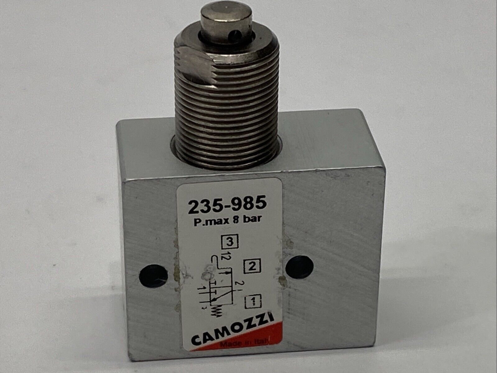 Camozzi 235-985 Mini-Valves Mechanical Valve 8 Bar - Maverick Industrial Sales