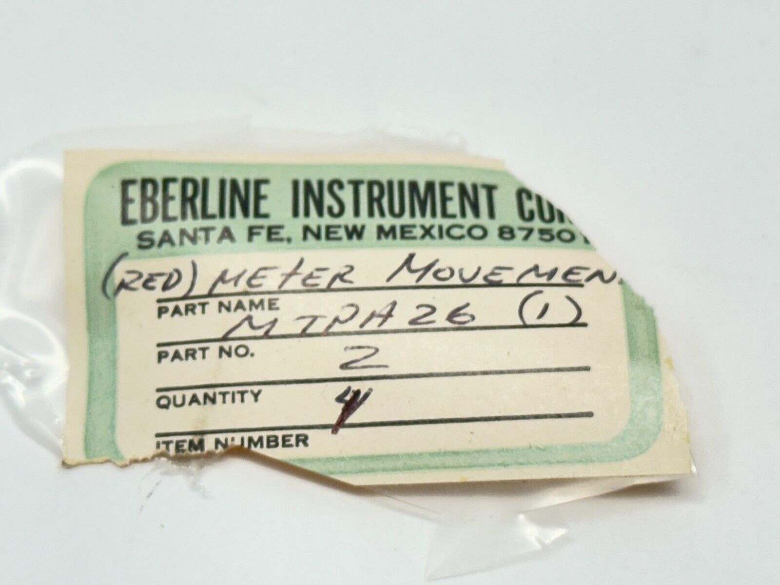 Eberline MTPA26 Pulse Rate Meter Red 10416-B01 - Maverick Industrial Sales