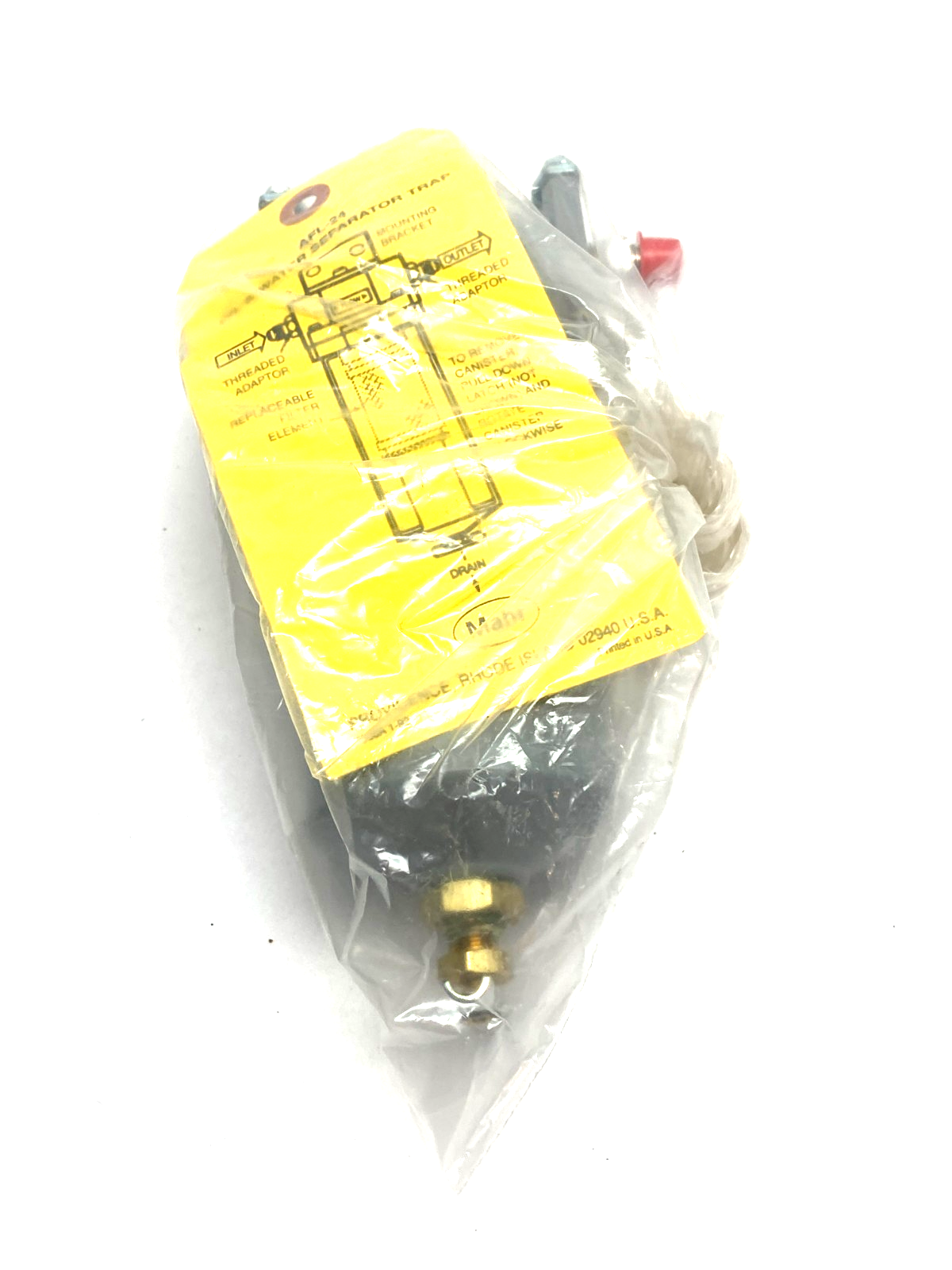 Mahr AFL-24 Oil and Water Filter/Separator Trap - Maverick Industrial Sales