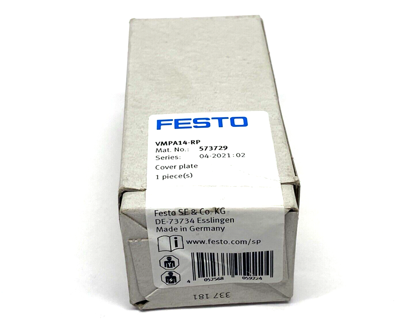 Festo VMPA14-RP Pneumatic Cover/Blanking Plate 573729 - Maverick Industrial Sales