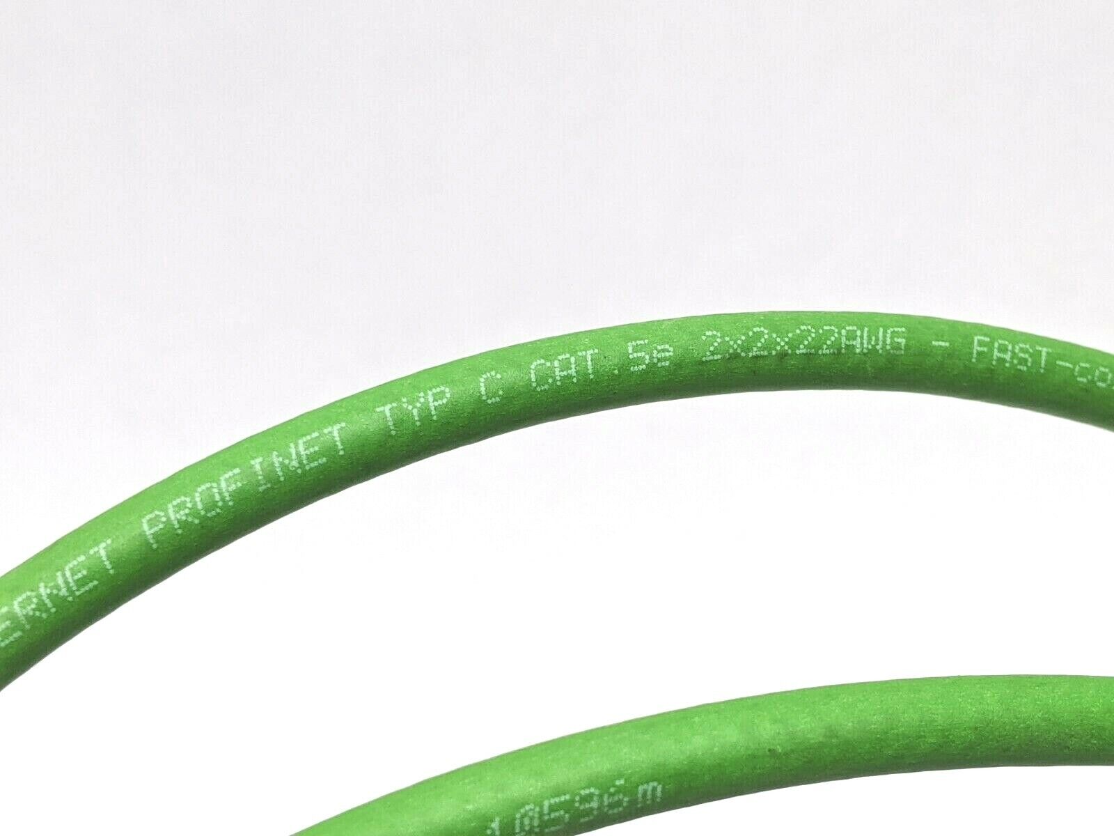 Ethernet Profinet Typ C Cat.5e 2x2x22AWG 4 Pin Male / Cat5e 5’ FT - Maverick Industrial Sales