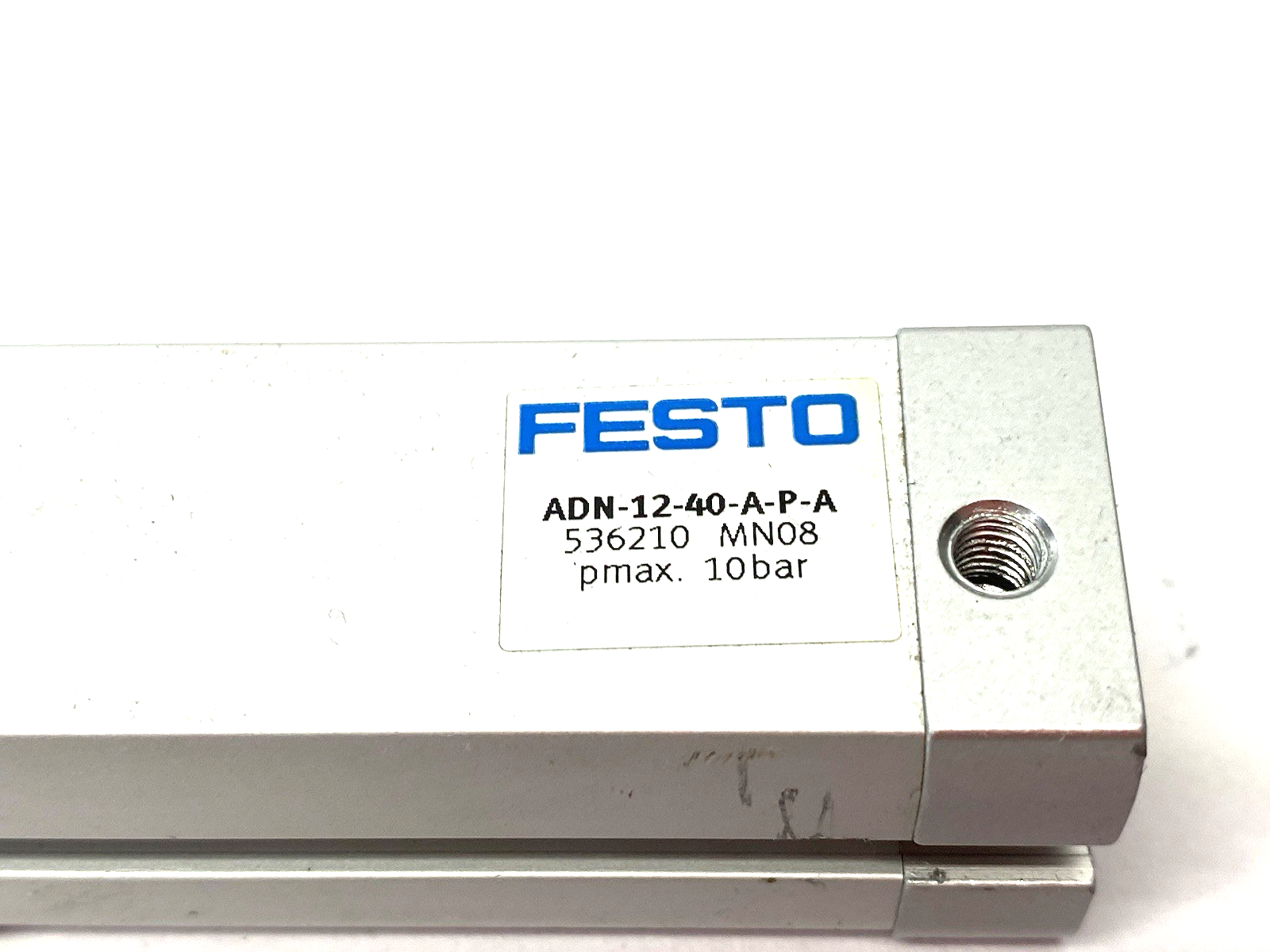 Festo ADN-12-40-A-P-A Pneumatic Compact Cylinder 12mm Bore 40mm Stroke 536210 - Maverick Industrial Sales