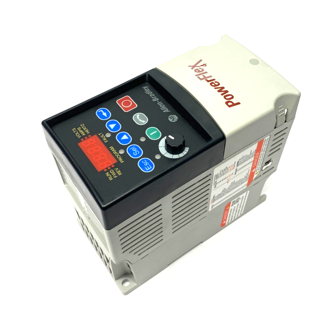 22A-D1P4N104 | Allen Bradley Ser. A PowerFlex 4 AC Drive, 0.5HP, 380-480V, 0.4kW - Used - Maverick Industrial Sales