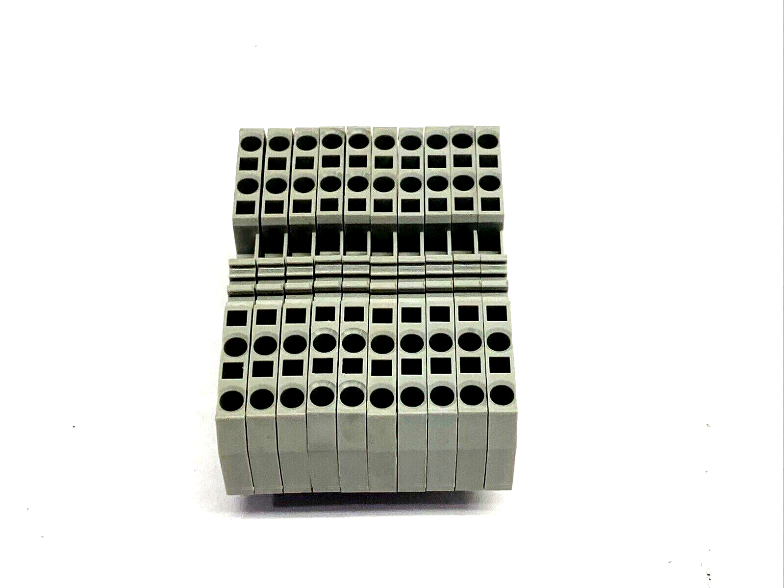 Wago 280-633 4-Conductor Terminal Block 2.5 mm², Cage Clamp, Gray, LOT OF 10 - Maverick Industrial Sales