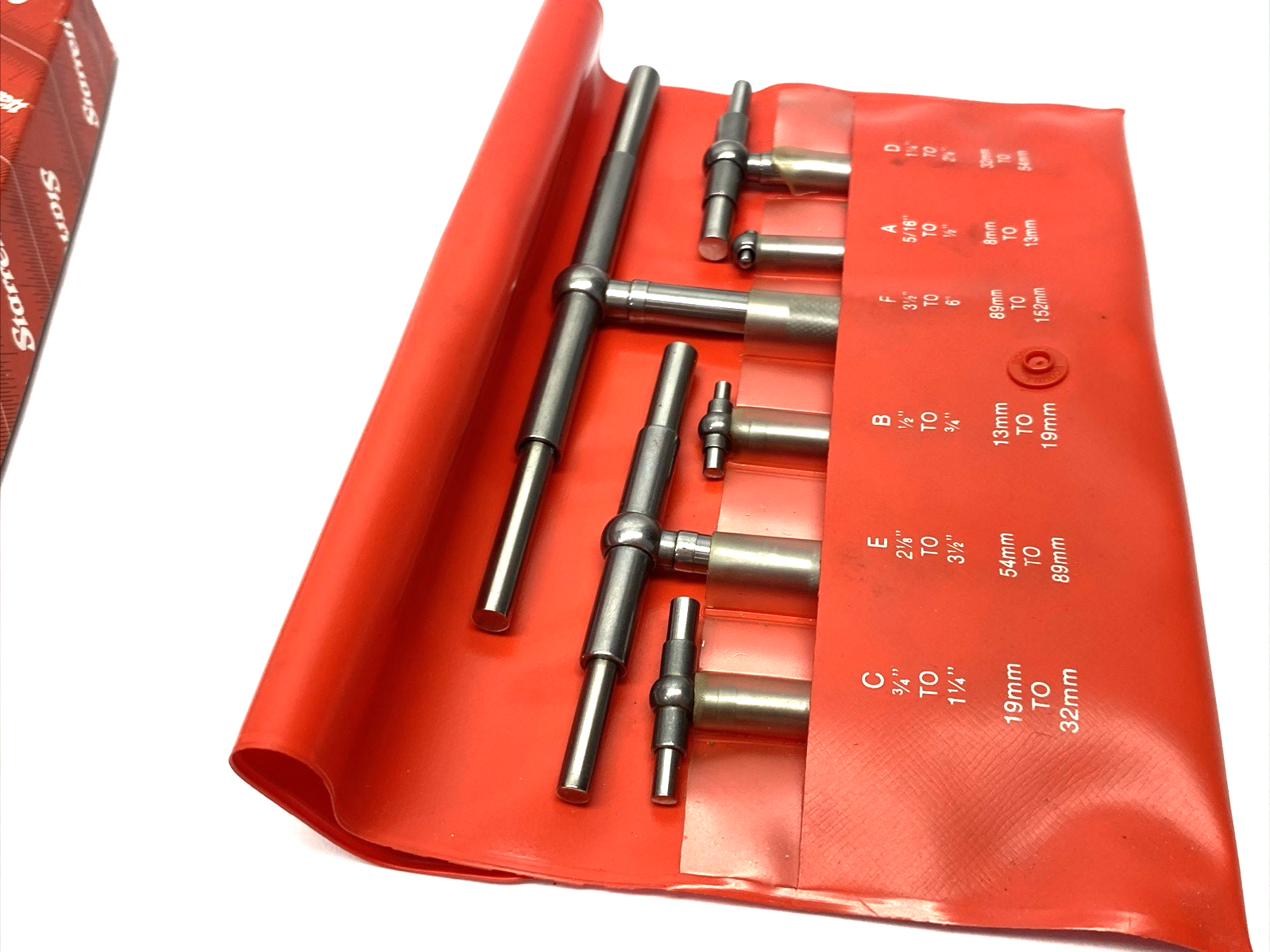 Starrett S579HZ Telescoping Gage Set (6) A,B,C,D,E,F In Case, 5/16" to 6" - Maverick Industrial Sales