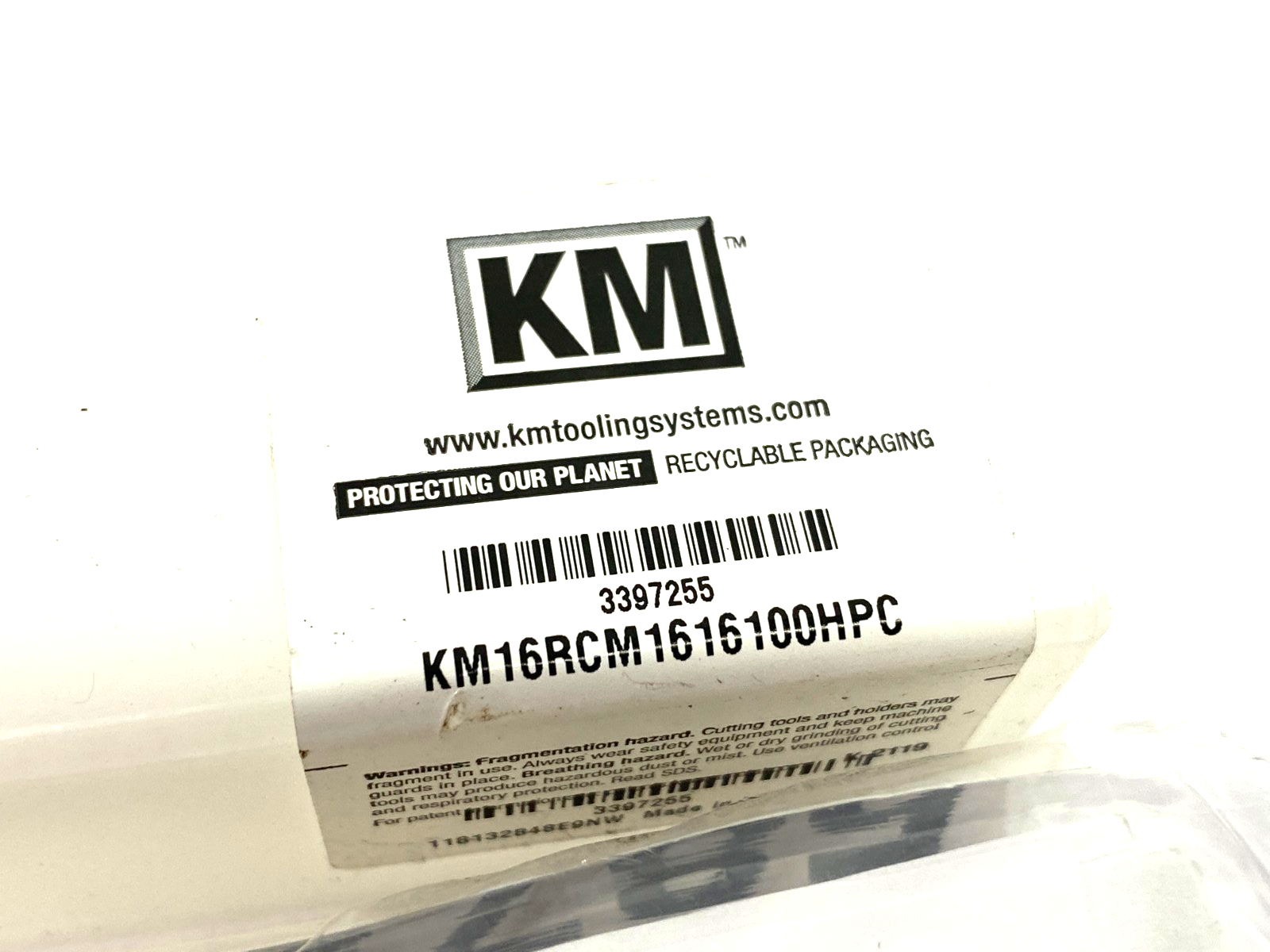 3397255 | Kennametal KM Micro™ Clamping Unit Square Shank KM16RCM1616100HPC - New - Maverick Industrial Sales