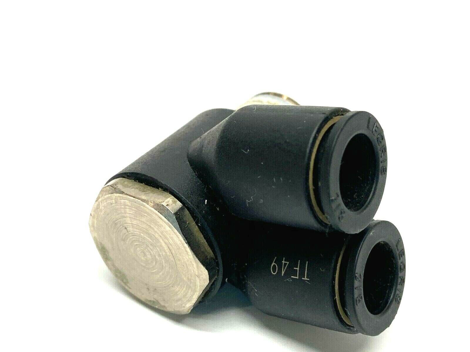 Legris Twin Banjo Push Fitting 3/8" Tube x 3/8" MNPT - Maverick Industrial Sales