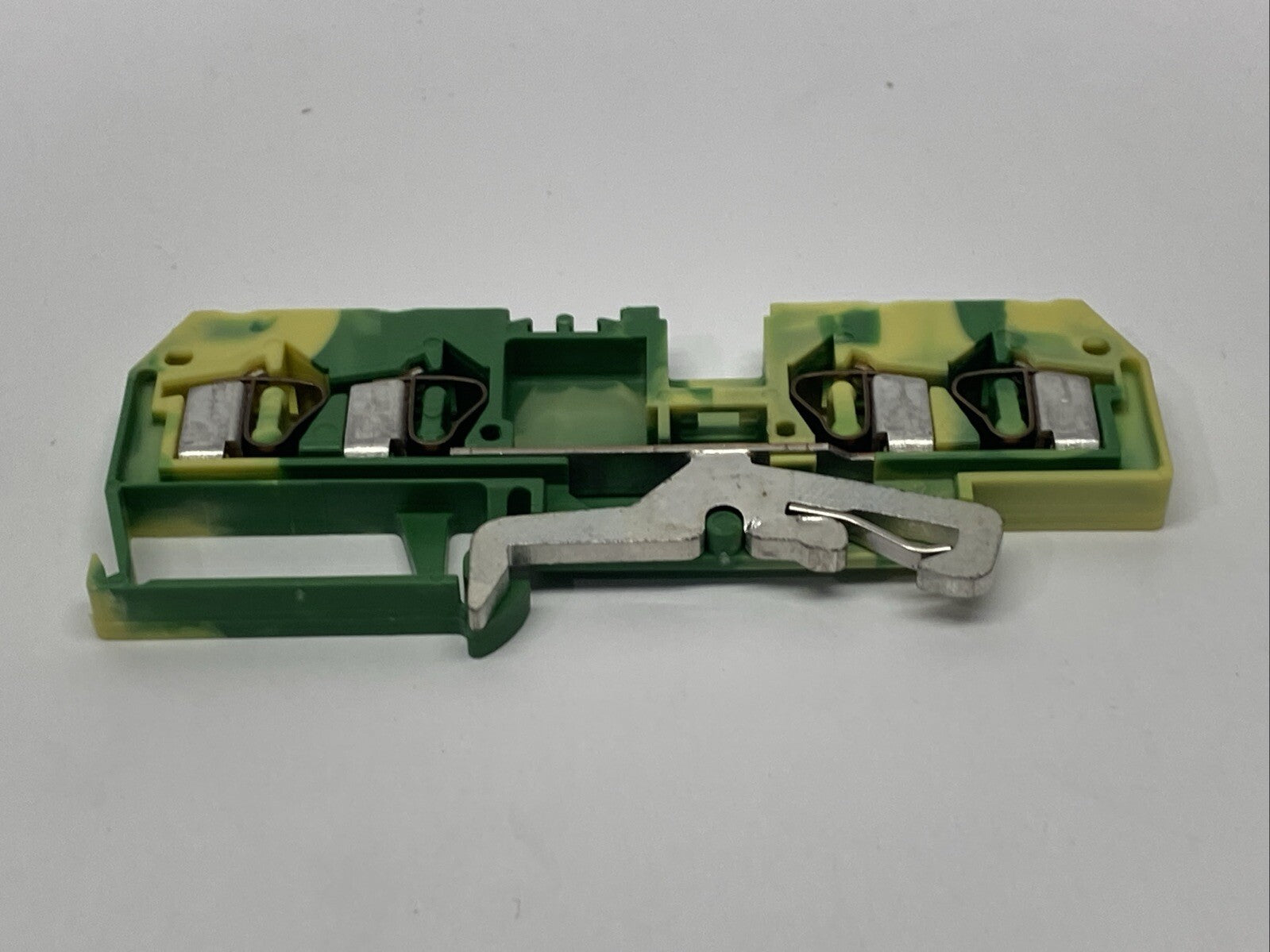 Wago 281-657 Ground Terminal Block Green/Yellow 4-Conductor LOT OF 9 - Maverick Industrial Sales