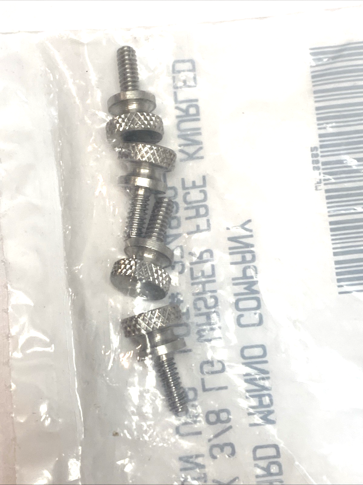 WFTSSS2 | Richard Manno Thumb Screw #6-32 x 3/8" Knurled Washer Face SS LOT OF 10 - New - Maverick Industrial Sales
