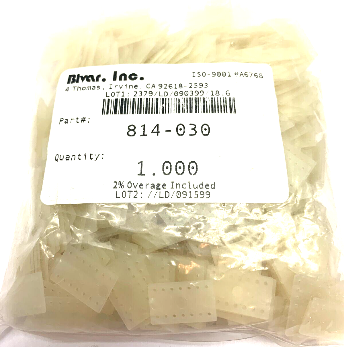 Bivar Inc 814-030 Component Mount Integrated Circuits PACK OF 1000 - Maverick Industrial Sales
