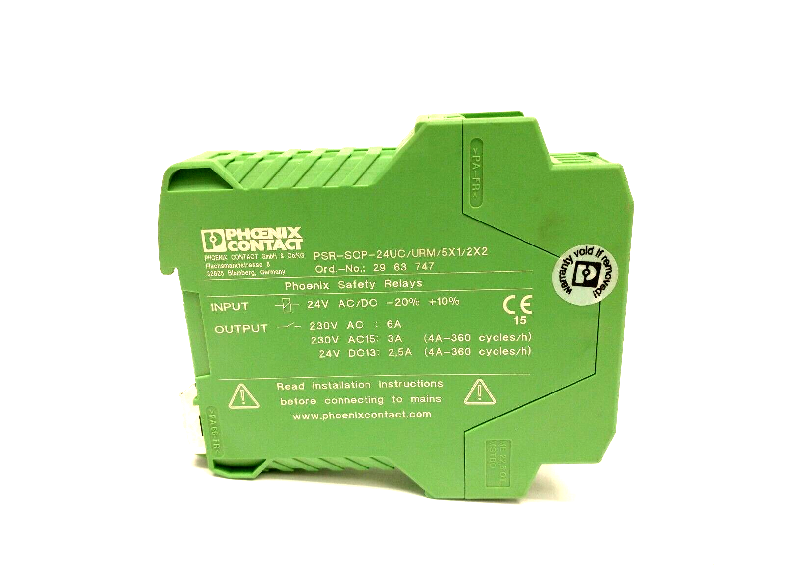 Phoenix Contact PSR-SCP-24UC/URM/5X1/2X2 Coupling Relay 2963747 - Maverick Industrial Sales