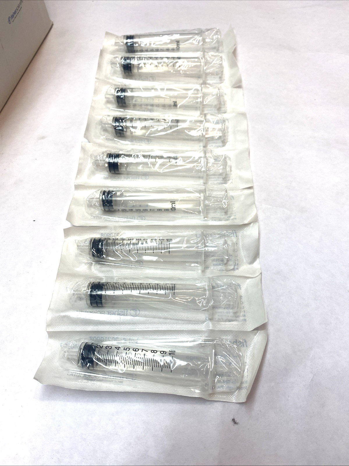 Fisher Scientific 14955453 10 mL Luer Slip Syringe Sterile Disposable PKG OF 87 - Maverick Industrial Sales