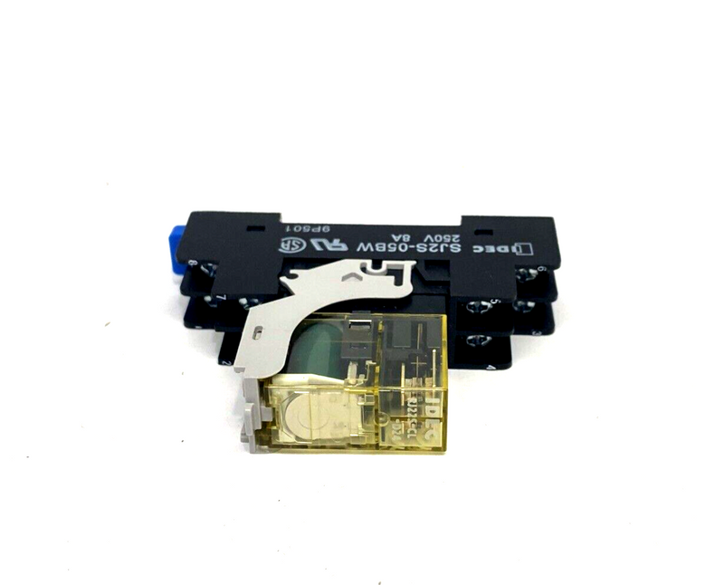 IDEC RJ22S-CL-D24 Plug-In Relay, Bifurcated 24VDC 1A w/ SJ2S-05BW Base - Maverick Industrial Sales