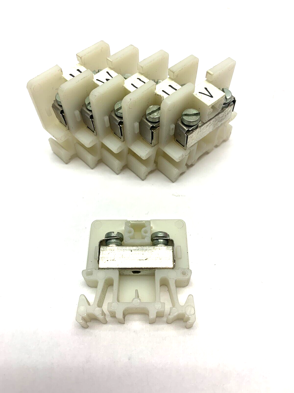 Allen Bradley 1492-CAM 10mm Terminal Block White 59337 LOT OF 6 - Maverick Industrial Sales