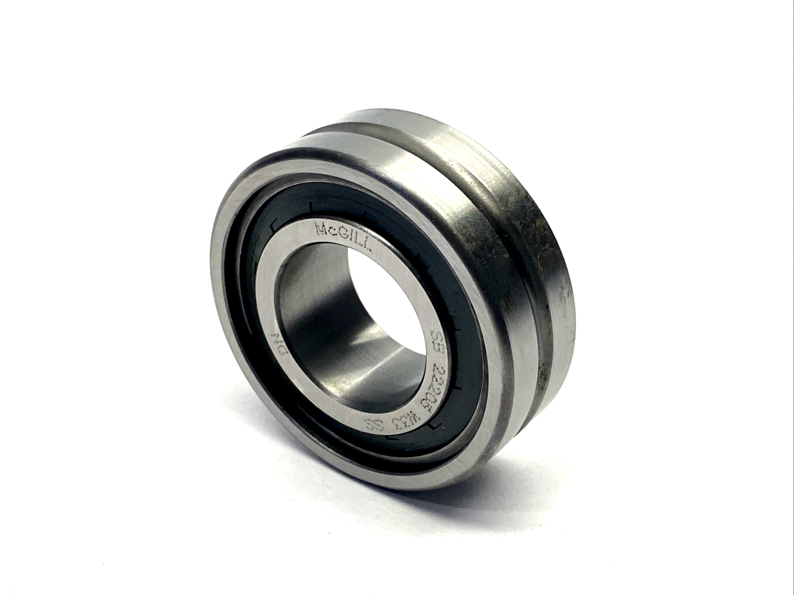 SB 22205 W33 SS | McGill SPHERE-ROL Spherical Roller Bearing 20 mm ID 52 mm OD - New – Open box - Maverick Industrial Sales