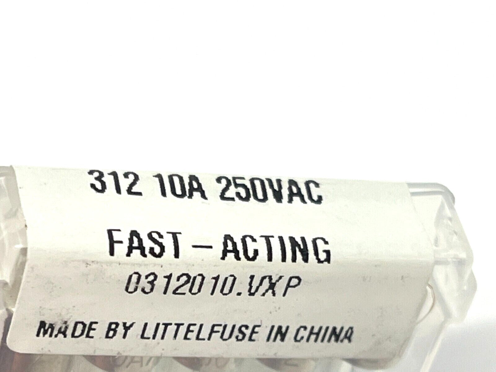 Littlefuse 312010.VXP Fast Acting Fuse 8A 250V 5 PACK - Maverick Industrial Sales