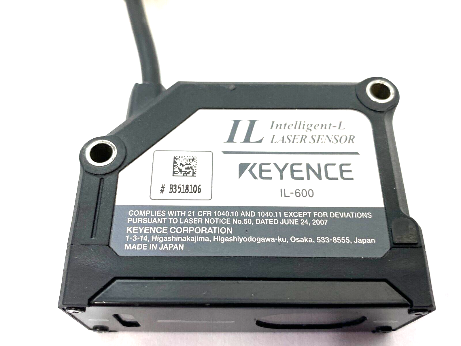 Keyence IL-600 Intelligent-L Multi-Function Analog Laser Sensor - Maverick Industrial Sales
