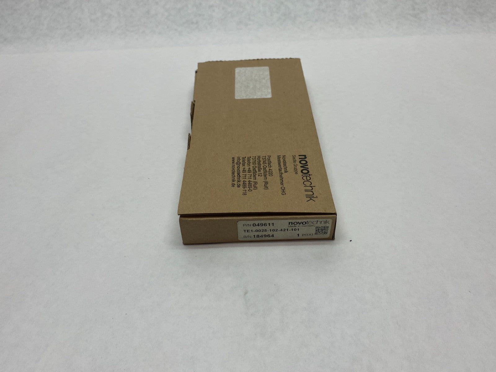 Novotechnik TE1-0025-102-421-101 Linear Position Sensor 049611 - Maverick Industrial Sales