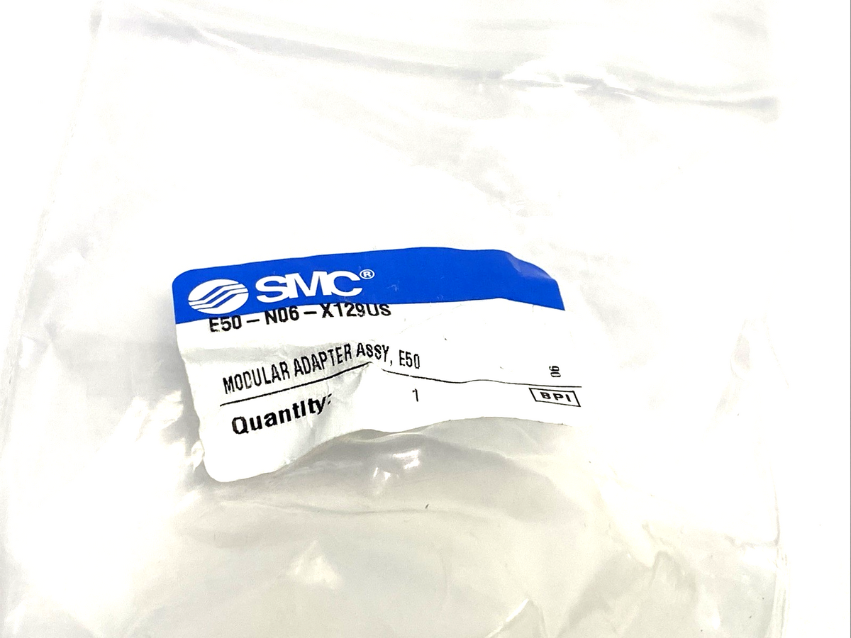 SMC E50-N06-X129US Modular Pneumatic Adapter Assembly - Maverick Industrial Sales