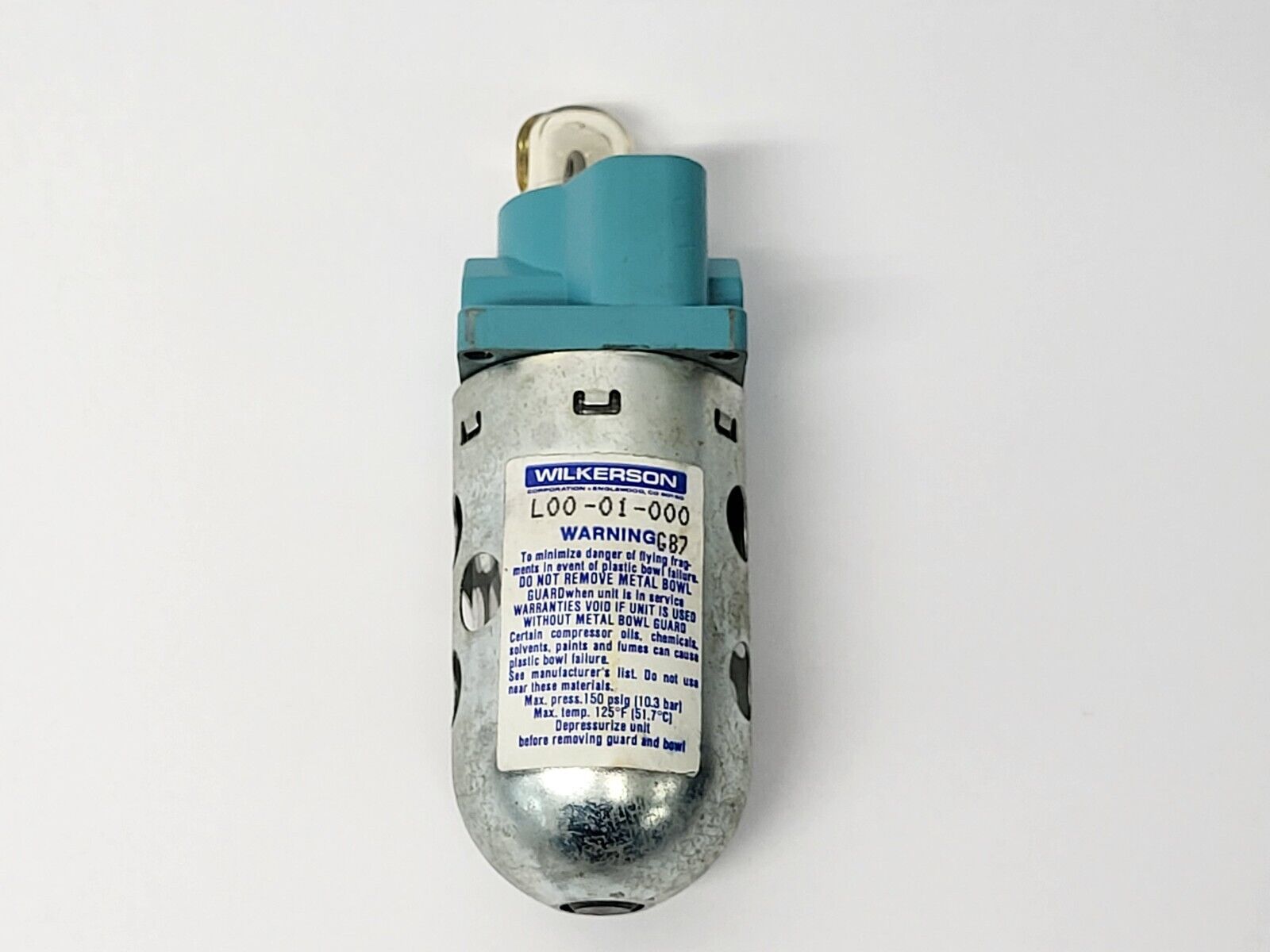 Wilkerson L00-01-000 Pneumatic Lubricator 1/8" NPT w/ Bowl Guard - Maverick Industrial Sales
