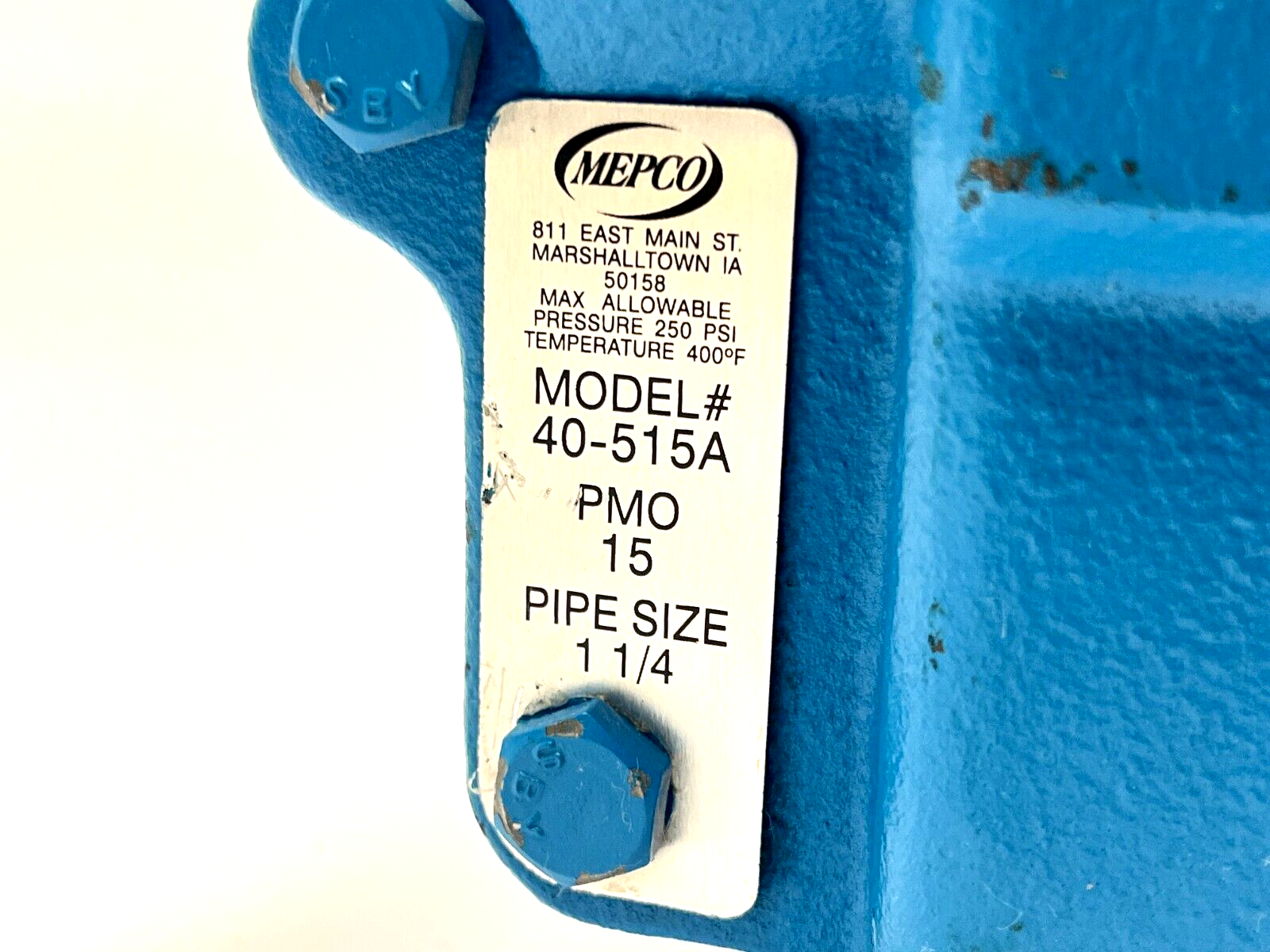 Mepco 40-515A Thermostatic Steam Trap PMO 15 1-1/4" NPT - Maverick Industrial Sales