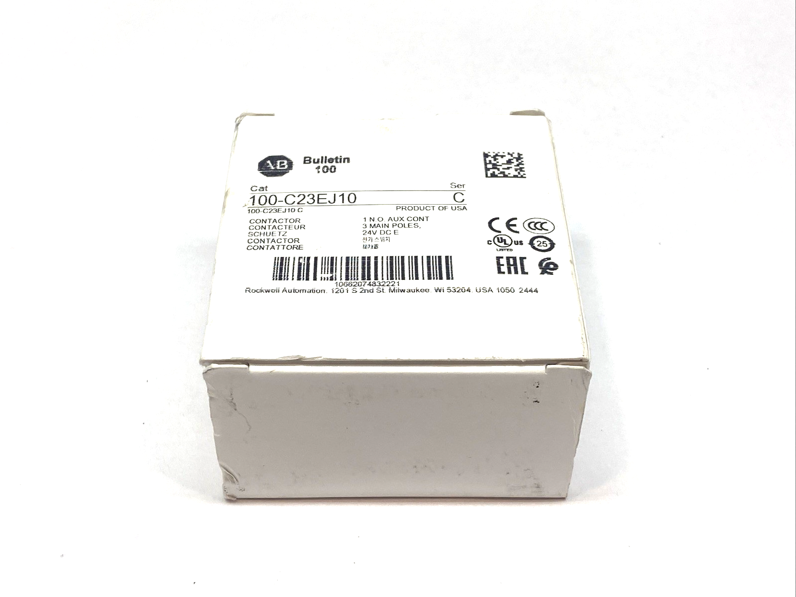 Allen Bradley 100-C23EJ10 Ser. C Contactor 24V DC 3P - Maverick Industrial Sales