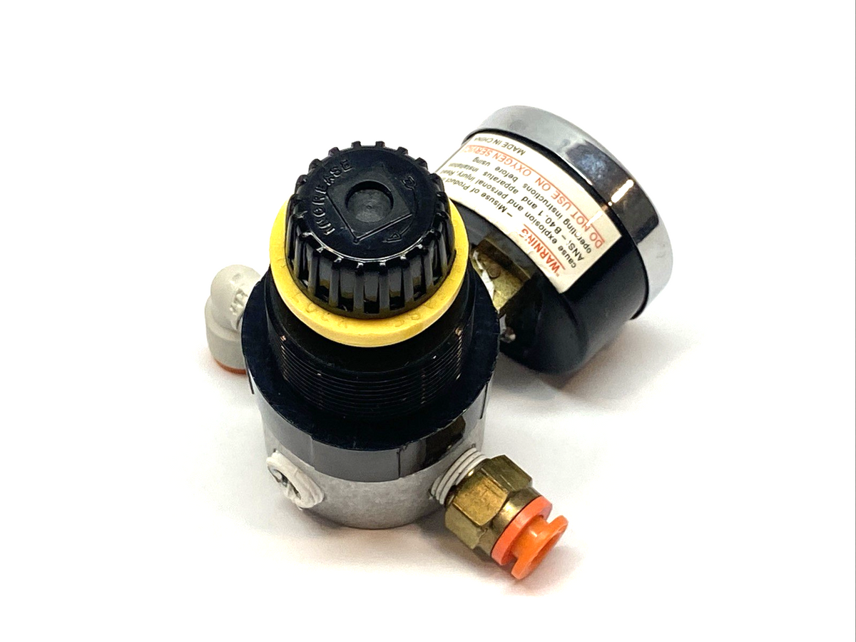 Monnier 101-3000-1 Pneumatic Regulator w/ Gauge - Maverick Industrial Sales