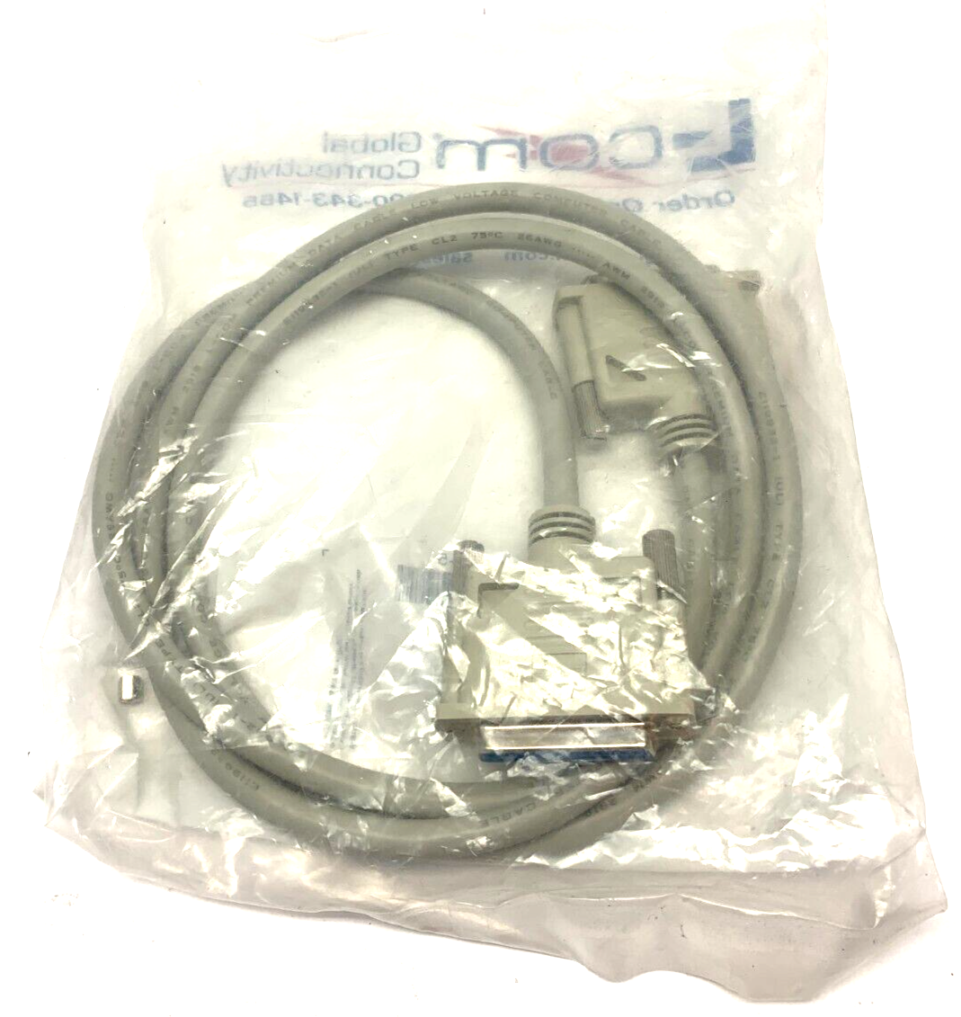 L-com CS2N25MF Premium Molded D-Sub Cable DB25 Male/Female 5.0 ft - Maverick Industrial Sales