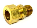 Parker 12MSC8N-B 3/4" OD Compression Tube x 1/2" NPT Male Adaptor Brass - Maverick Industrial Sales