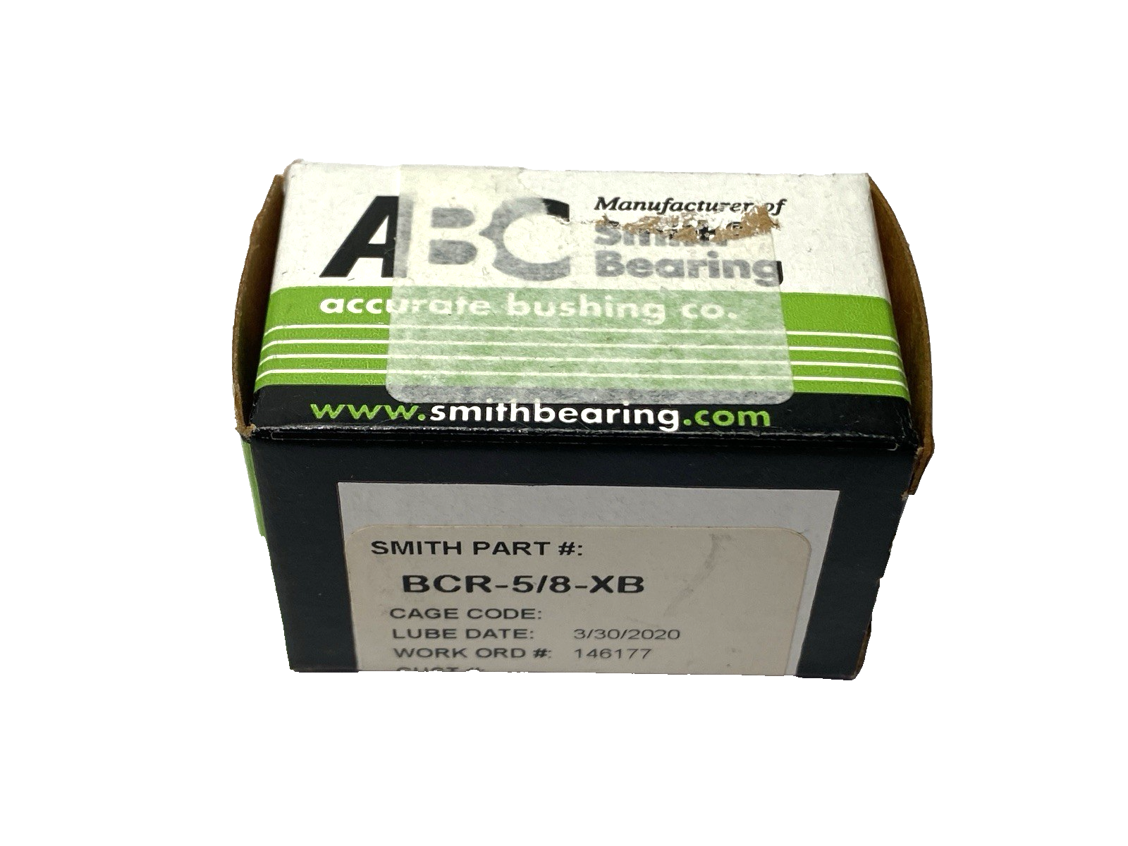 Smith Bearing BCR-5/8-XB Hex Head Stud Type Needle Roller Bearing .625 OD - Maverick Industrial Sales