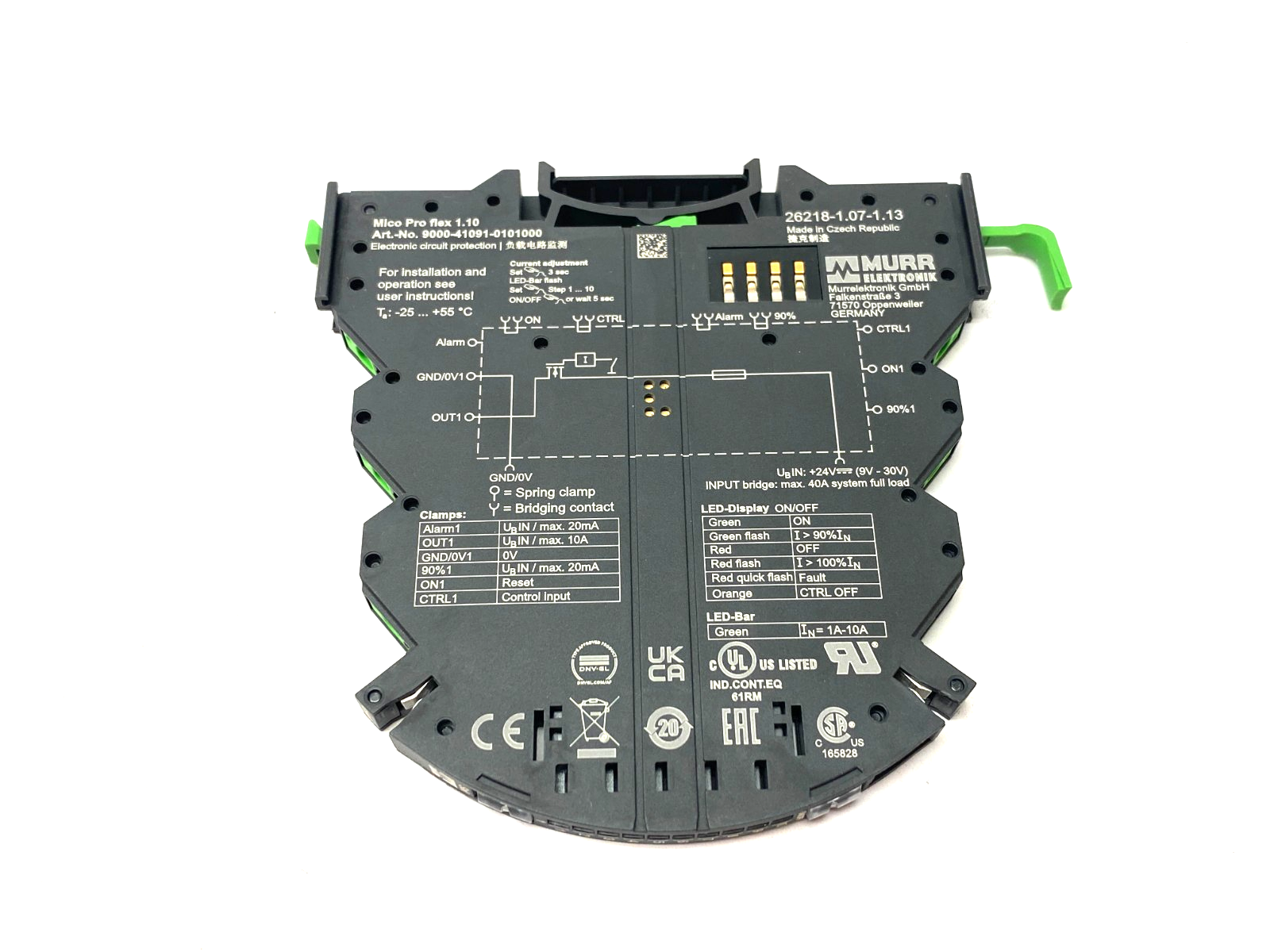 Murrelektronik 9000-41091-0101000 Mico Pro Electronic Circuit Protector 1-Chan - Maverick Industrial Sales