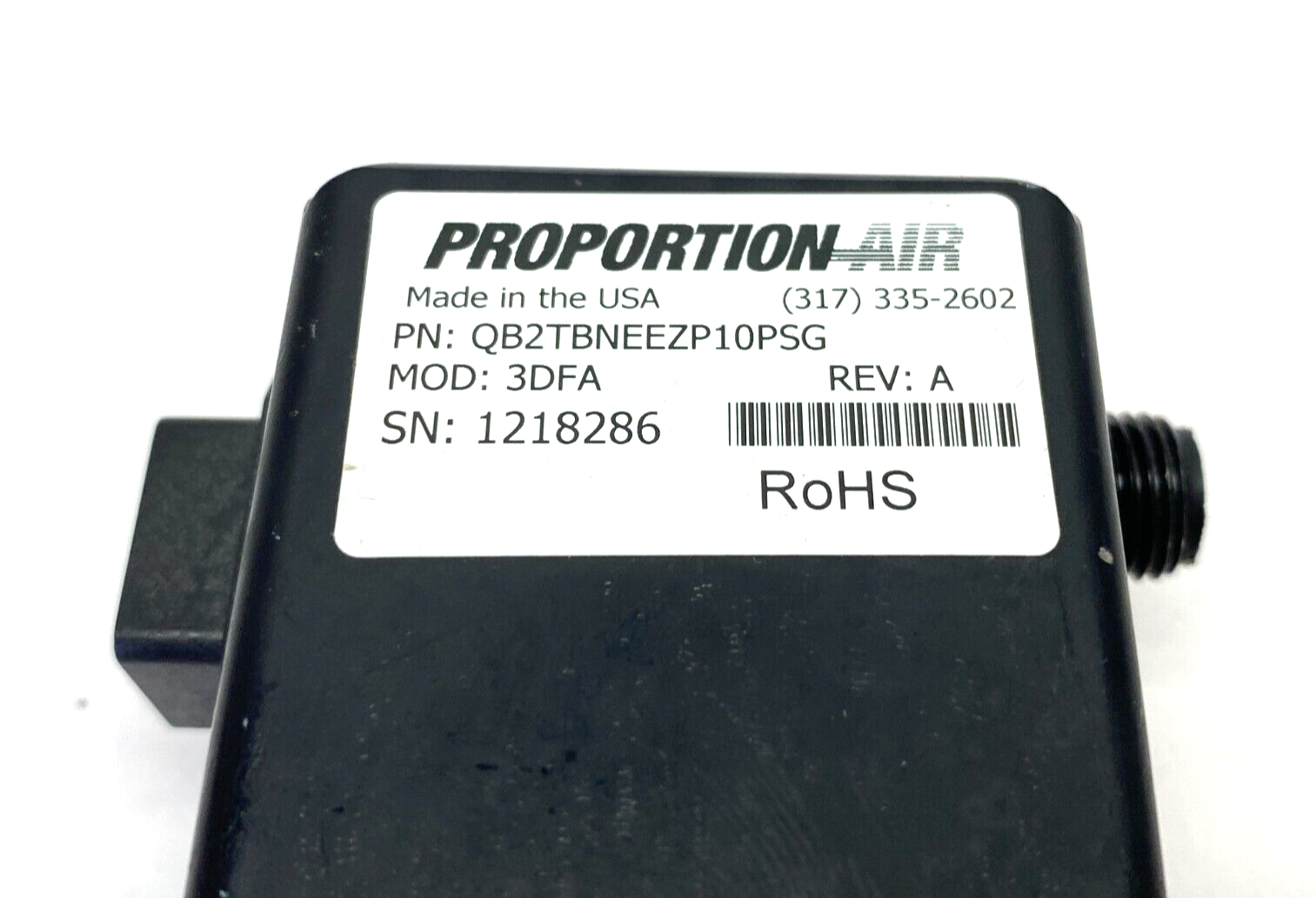QB2TBNEEZP10PSG | Proportion Air Rev. A Electronic Air Volume Booster 3DFA - Used - Maverick Industrial Sales