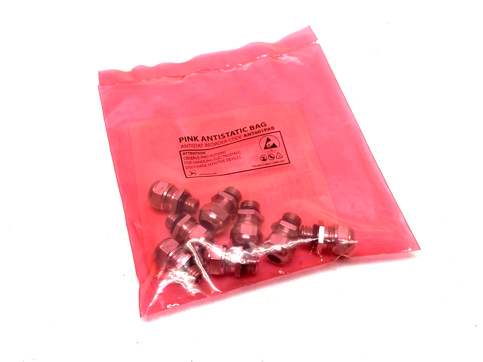 Hylec 111006 Nickel Plated Brass Cable Gland 5mm M8 WADI PKG OF 8 - Maverick Industrial Sales