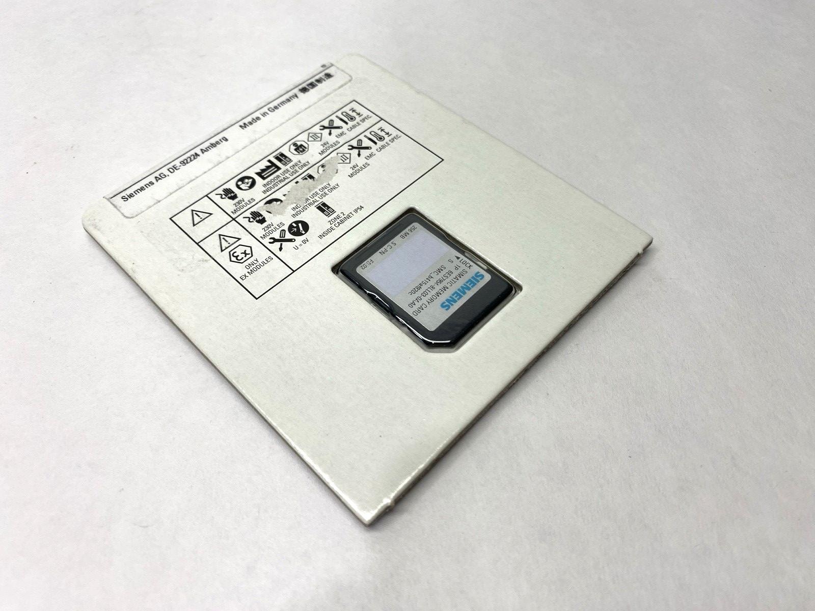 Siemens 6ES7954-8LL03-0AA0 SIMATIC S7 Memory Card 256MB - Maverick Industrial Sales