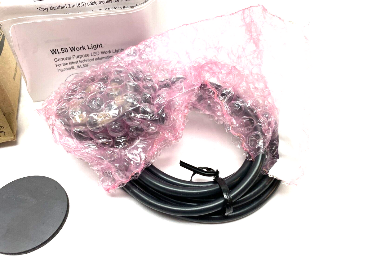 WL50F, 10984 | Banner WL50F Flat Mount Work Light 50mm White Light 12-30VDC 10984 - New - Maverick Industrial Sales