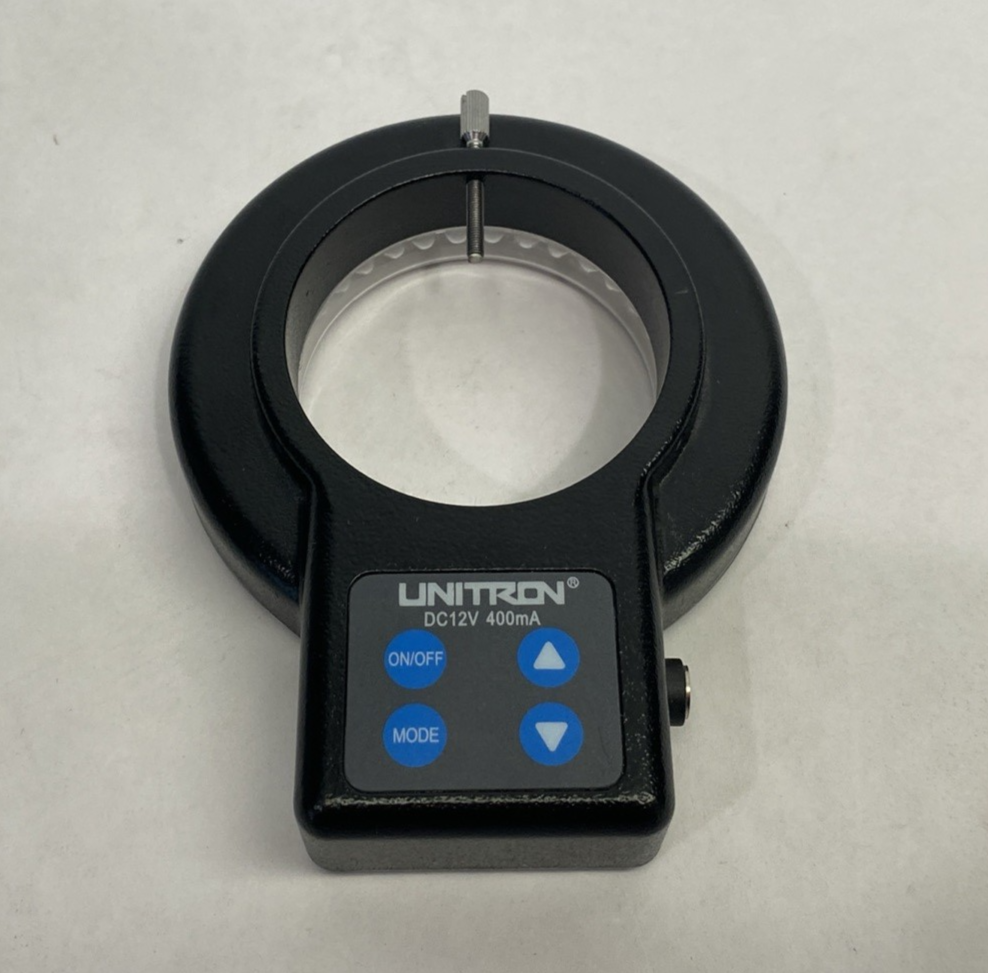 Unitron 15854 Quadrant LED Ring Light 12VDC 400mA MISSING TWO FASTENERS - Maverick Industrial Sales