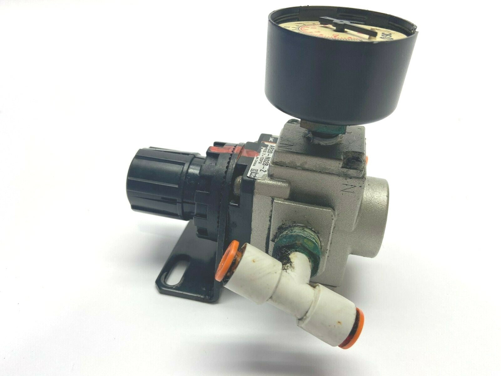 SMC AR20-N02BZ Pneumatic Regulator 7-125 PSI - Maverick Industrial Sales