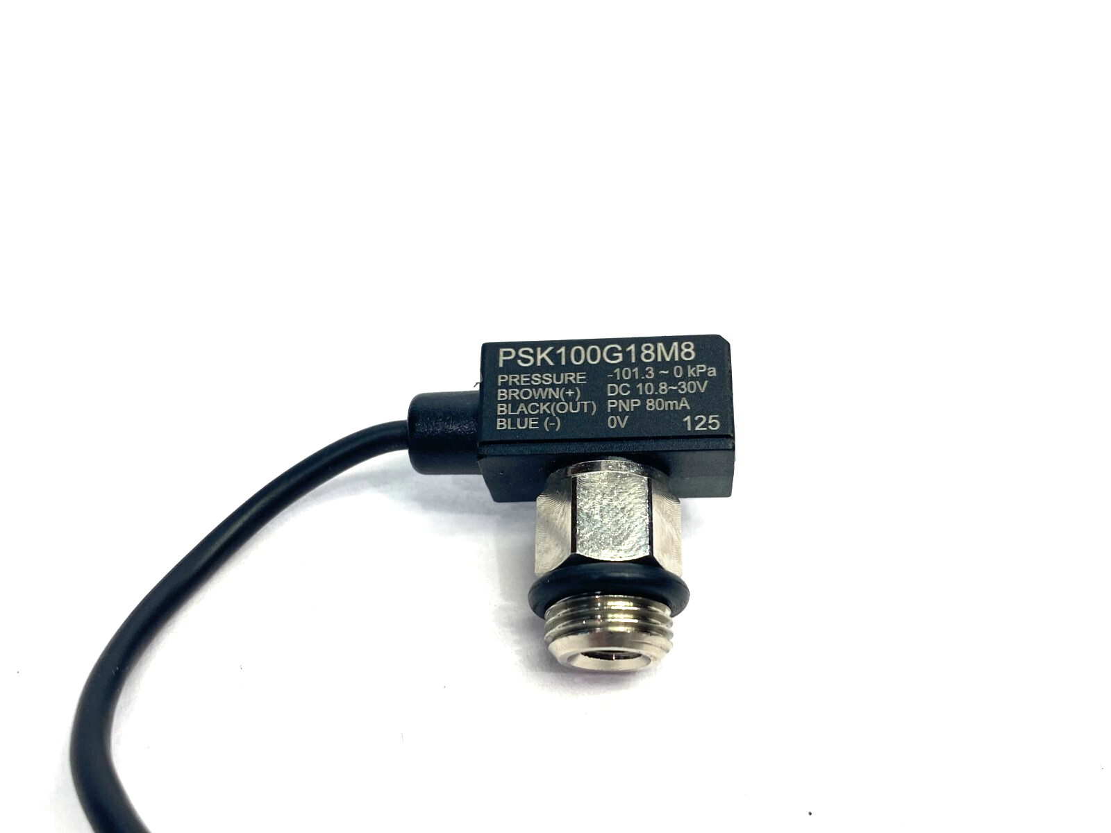 Coval PSK100G18M8 Mini Vacuum Switch 1-Contact Output PNP, M8 3-Pin - Maverick Industrial Sales