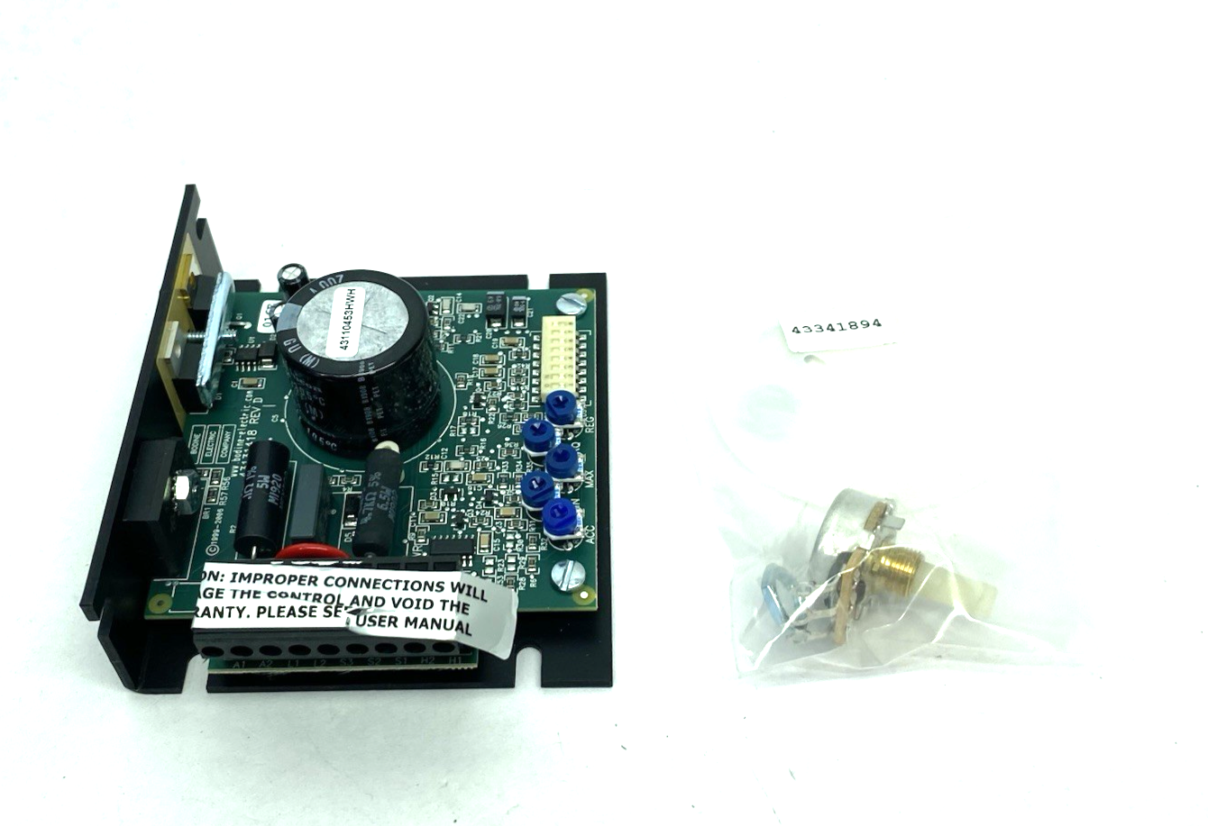 Bodine Electric WPM-2109C Filtered PWM DC Basic Speed Control, Open Chassis - Maverick Industrial Sales