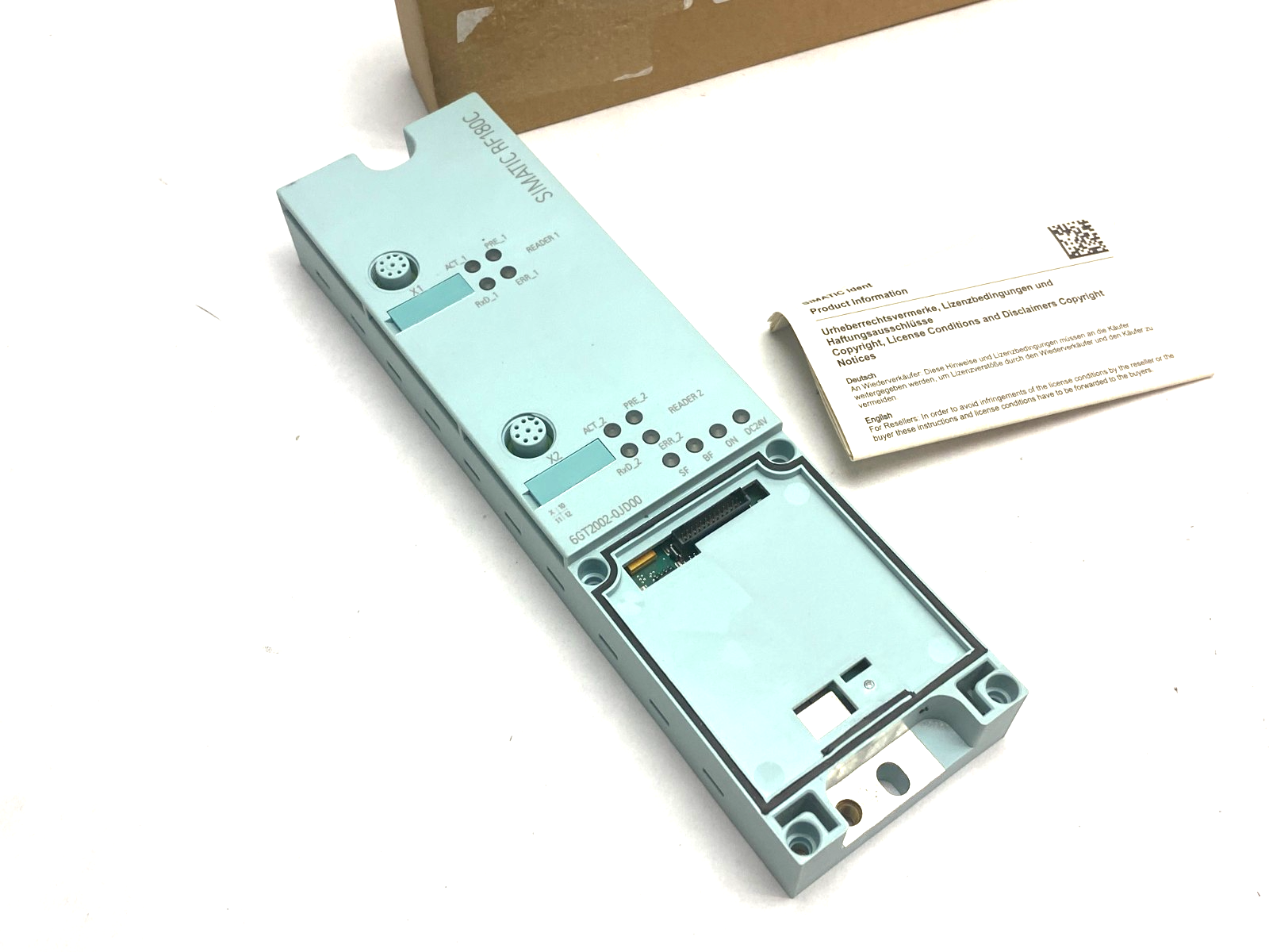 Siemens 6GT2002-0JD00 SIMATIC RF RFID Communications Module RF180C for PROFINET - Maverick Industrial Sales