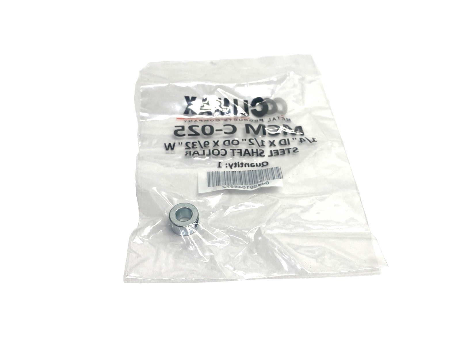 C-205 | Climax Metal Products MCM Shaft Collar 1/4" ID x 1/2" OD x 9/32" W 2-PACK - New - Maverick Industrial Sales