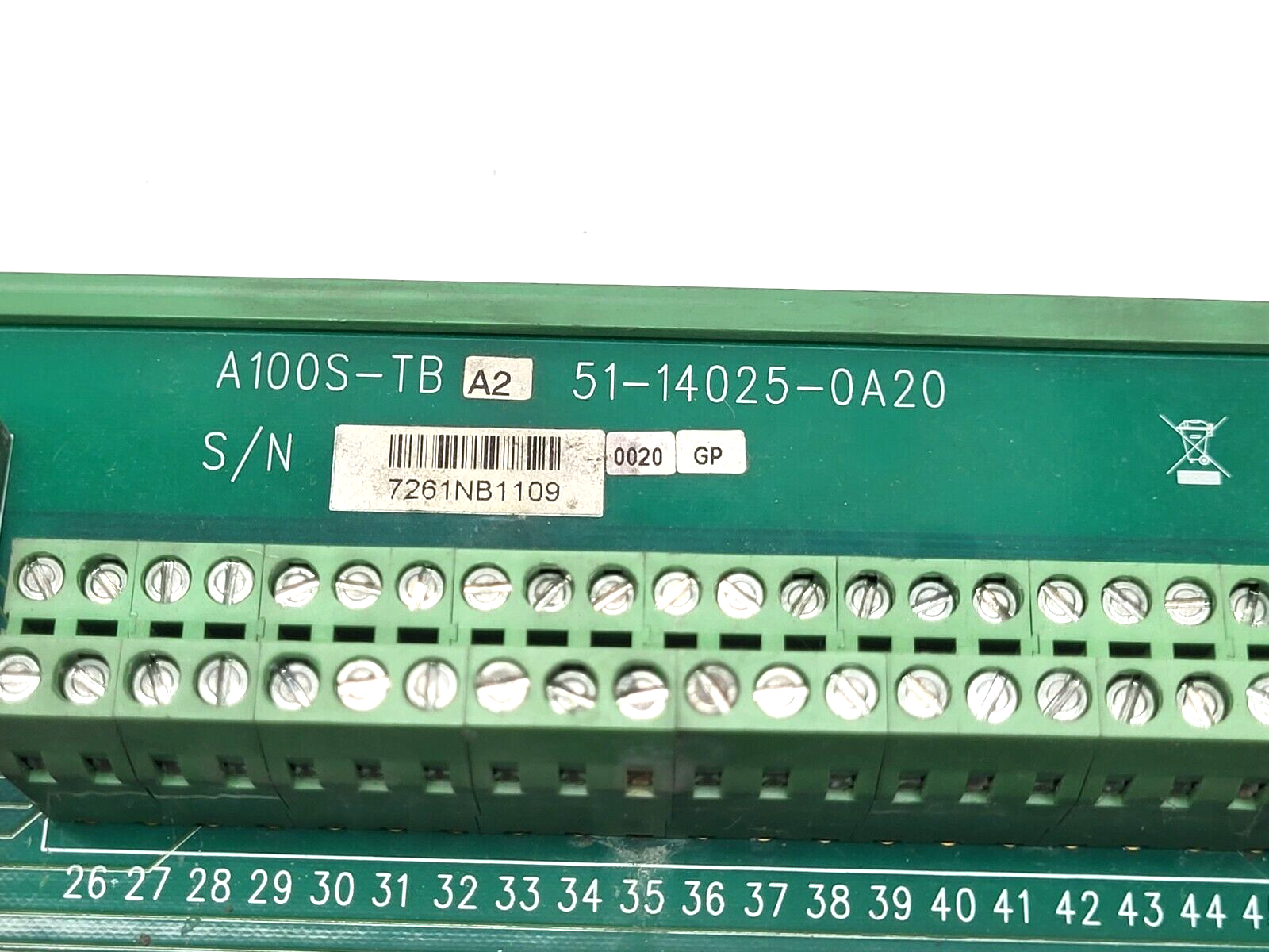 Plotech A100S-TB Wiring Terminal Board 51-14025-0A20 - Maverick Industrial Sales