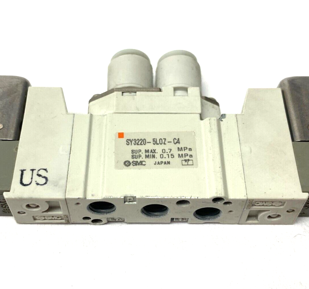 SMC SY3220-5LOZ-C4 Double Solenoid Valve 5-Port - Maverick Industrial Sales