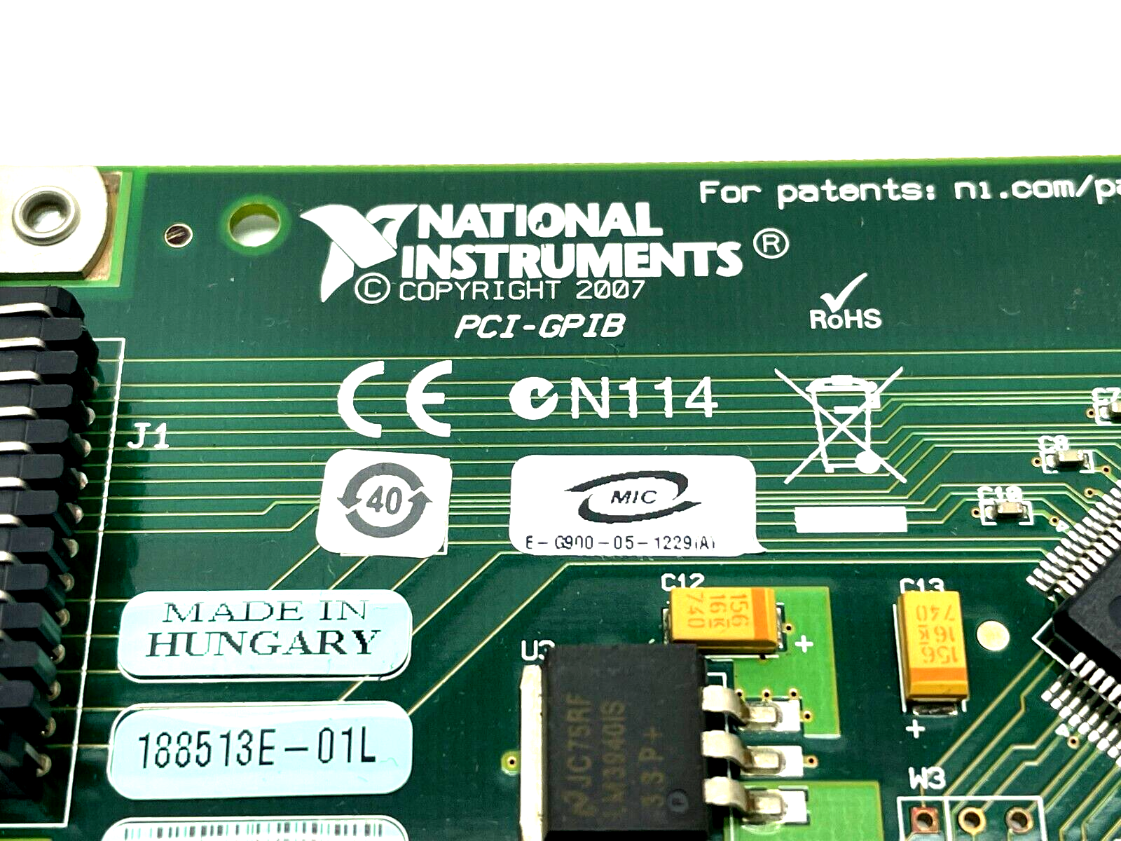 National Instruments PCI-GPIB Instrument Control Device IEEE 488.2 778032-01 - Maverick Industrial Sales