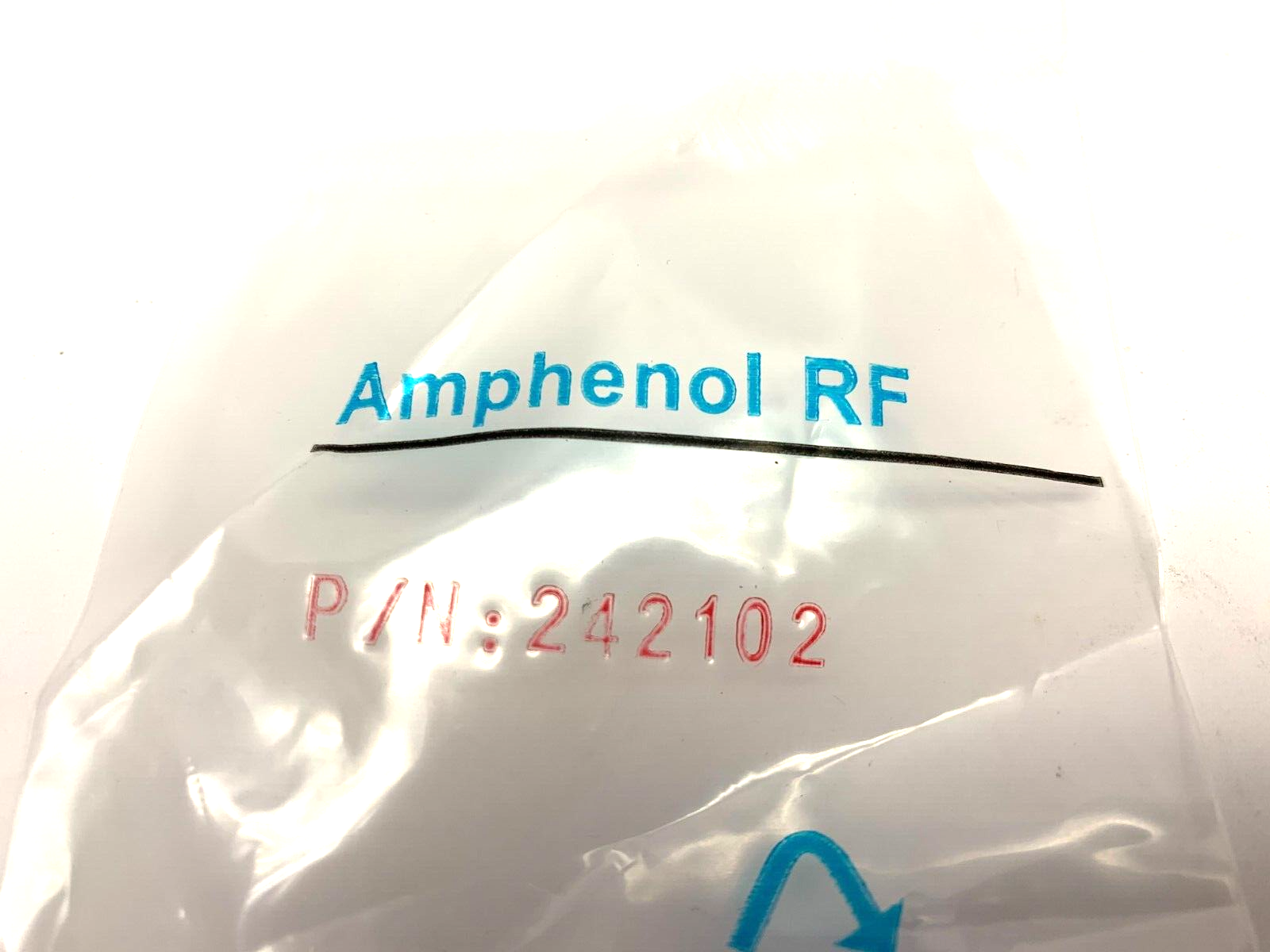 Amphenol 242102 Coaxial Connector SMA Plug Male Pin to BNC Jack Female Socket - Maverick Industrial Sales