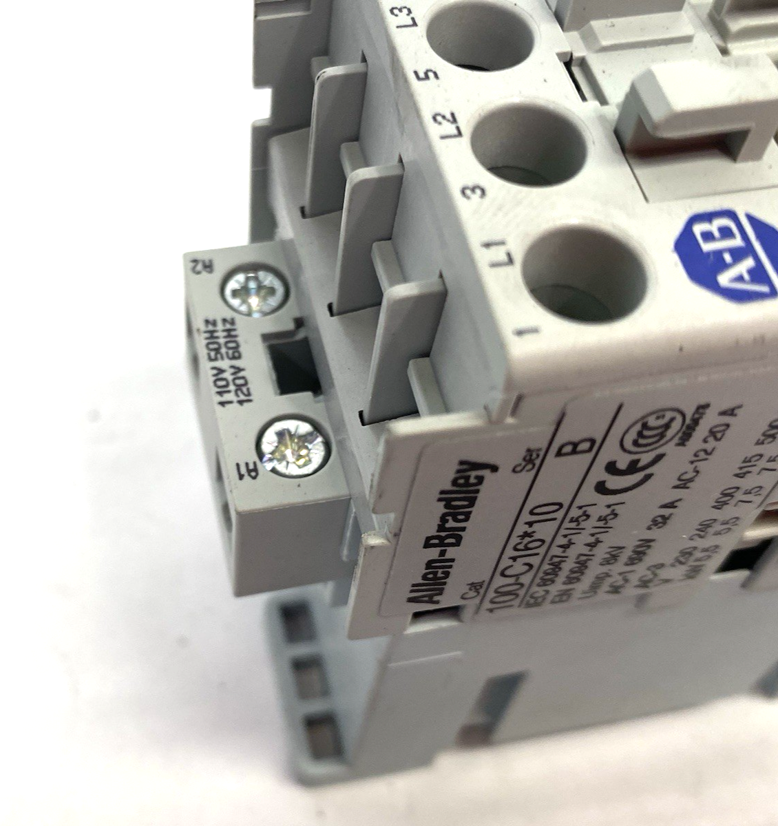 Allen Bradley 100-C16D10 Ser. B IEC 16 A Contactor, 1 NO Contacts & 0 NC Contact - Maverick Industrial Sales