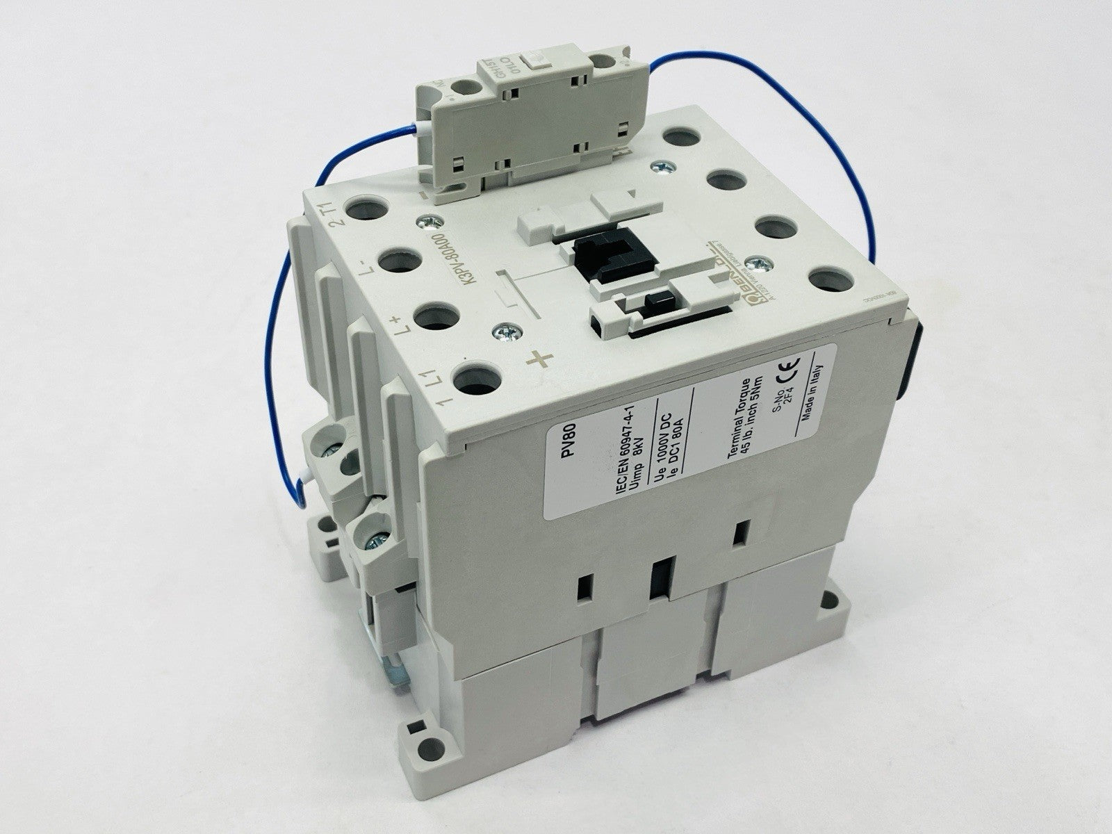 Benedict K3PV-80A00=24 Switching Contactor 24V Coil 80A 1000V - Maverick Industrial Sales