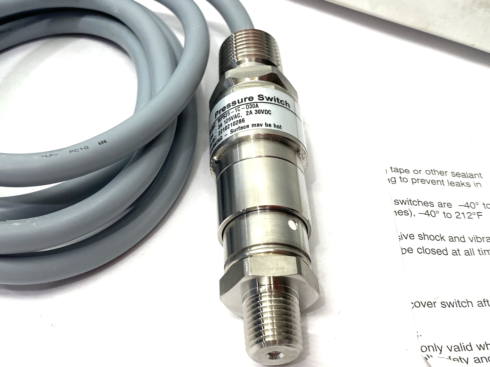 AutomationDirect MPS25-1C-D30A ProSense Mechanical Pressure Switch 6-30psi - Maverick Industrial Sales