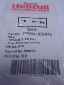 HELICOIL P1084-5EN075 M5X0.8 FREE RUNNING INSERTS 5PK 30 HELICOILS LOT OF 6 - Maverick Industrial Sales