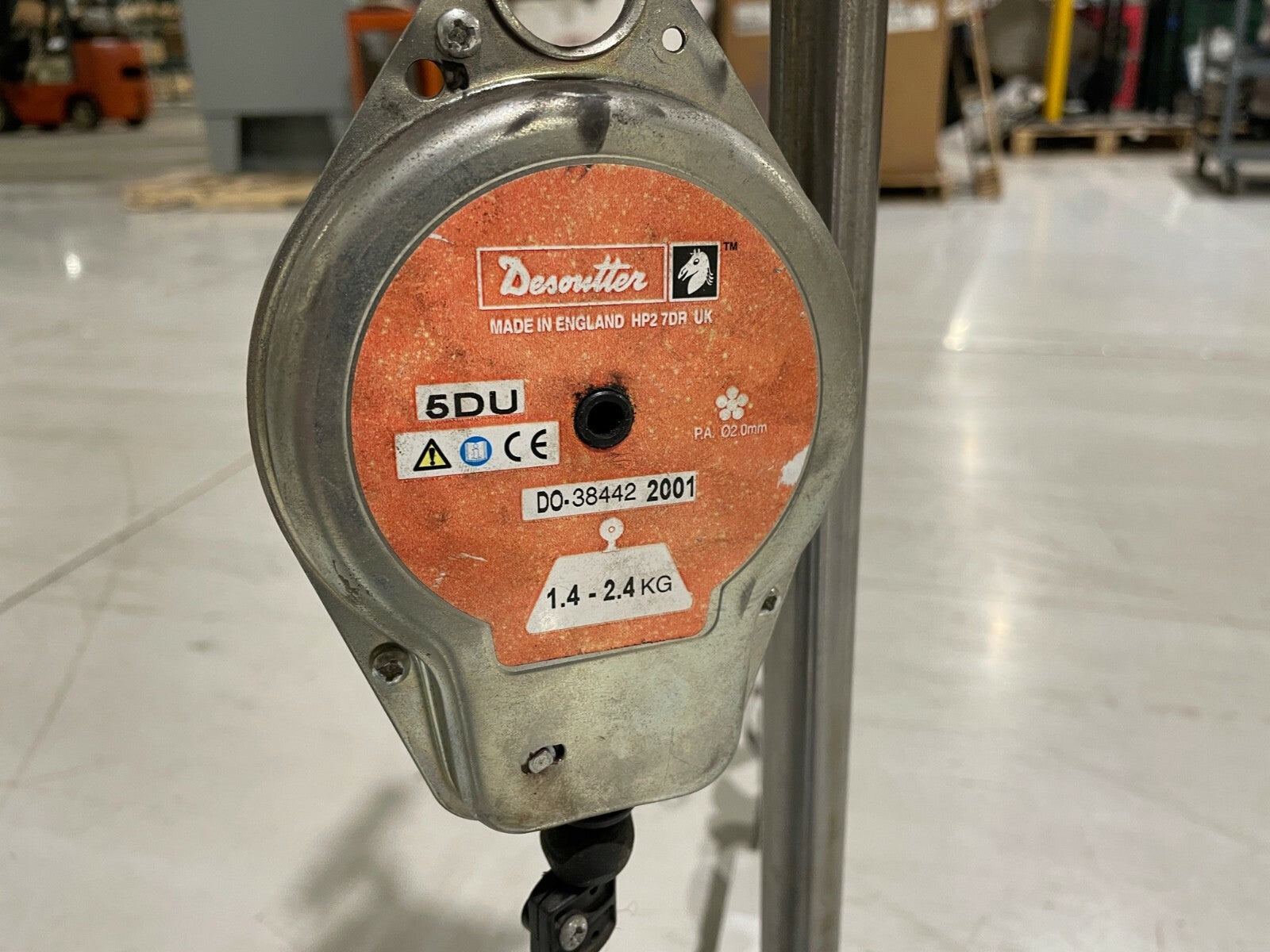 Desoutter D 53 Linear Positioning Arm, 5DU Balancer, Hubbell BD-05 - Maverick Industrial Sales
